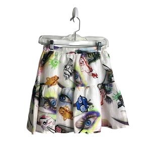 KENZO Novelty Print Mini Skirt